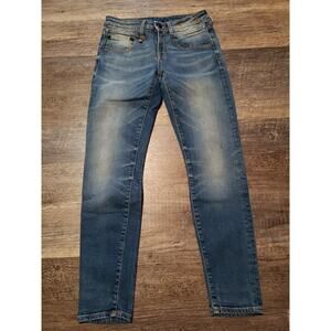 R13 Boy Skinny Jeans In Branson Sz 25 R13W0086-374 Low-Rise -